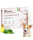 Amusi Protection Ampoules with Neem Oil for Dogs | 12 x 1ml - Natural Defense Against Ticks Fleas Mosquitoes & Lice - Long-Lasting Shield Effect - Buy Online on GoSupps.com