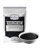 Hawaiian Black Lava Sea Salt, Black Salt for Cooking or Cocktails, Sal Negra, 14 oz Bag - Sea Salt Superstore - Buy Online on GoSupps.com