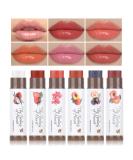 FREEORR Tinted Lip Balm and Chapstick 2-in-1 Moisturizing Lipstick - Pack of 6 - Buy Online on GoSupps.com