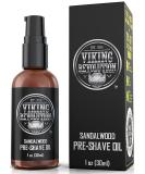 Pre Shave Oil for Men - Best Shaving Oil with Sandalwood for Safety Razor, Straight Razor - for The Smoothest, Irritation Free Shave - Buy Online on GoSupps.com
