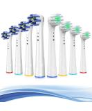 Replacement Toothbrush Heads for Oral B 8 Pack - Precision Clean Compatible with 7000Pro 10009600500030008000 - Buy Online on GoSupps.com