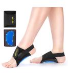 Arch Support Inserts for Plantar Fasciitis Relief | Adjustable Bands with Built-in Orthotics & Gel Pads - Best Foot Arch Support for Pain Relief (Black 1 Pair - Buy Online on GoSupps.com