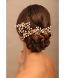 YERTTER 3pcs Gold Crystal Wedding Hair Pins Set - Rhinestone Clip for Bride, Bridesmaid, Flower Girl - Perfect for Updo, Bun, Prom, Party - Buy Online on GoSupps.com