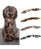 XIWIMISID Hair Barrettes for Women - Large No Slip Hair Clips with Automatic Clasp (4 Pieces, Style 3) - Buy Online on GoSupps.com