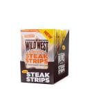 Wild West Honey BBQ Beef Jerky Strips - High Protein Snack | 16 x 25g Pack - Buy Online on GoSupps.com