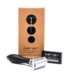 Parker 111B Double Edge Razor | Ebony Black Heavyweight Handle & 5 Premium Blades | Barbershop Quality Shave - Buy Online on GoSupps.com