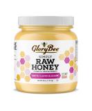 GloryBee Raw White Clover Honey - Pure, Natural, Unfiltered - Made In U.S.A - 3 lb (48 Oz) - Sweeten Dishes & Beverages - Supports Bee Conservation - Buy Online on GoSupps.com