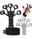 Adjustable Hand Grip Strengthener & Finger Exerciser for Therapy, Rock Climbing & Pain Relief - Arthritis & Carpal Tunnel Support - Buy Online on GoSupps.com