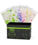 Purchase Hyegiir Colorful Disposable Face Masks for Daily Protection Against Air Pollution & Dust - Pack of 50 | International Shipping Available - Buy Online on GoSupps.com