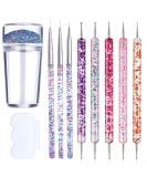 Clear Silicone Jelly Nail Stamper Set - French Tip Nail Art Brushes, Manicure Tools with Stamper, Line Pens, Dotting Pens - Buy Online on GoSupps.com