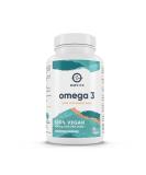 Omvits Vegan Omega 3 DHA from Algae Oil 1000mg - 60 Softgel Capsules with Vitamin E - Sustainable Algal Alternative to Fish Oil - Vegetarian Essential Fatty Acids - Supports Heart Brain & Eyes - Buy Online on GoSupps.com