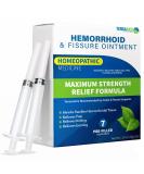 Hemorrhoid Treatment Ointment - Fast Relief for Pain Swelling & Itching | 7 Pre-Filled Applicators | Effective Fissure Care - Buy Online on GoSupps.com