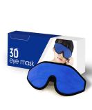 Kids' Memory Foam 3D Contoured Sleep Mask - Blockout Light Eye Cover for Boys and Girls - Dark Blue - Buy Online on GoSupps.com