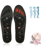 Eeuk Magnetic Orthopedic Massage Insoles for Men & Women | Acupressure Insoles for Flat Feet & Plantar Fasciitis (EU Size 35-40) - Buy Online on GoSupps.com