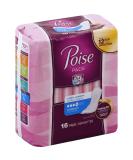 Poise Pads Moderate Absorbency - Long | Pack of 16 - Buy Online on GoSupps.com