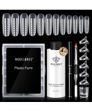 Modelones Slip Solution for Poly Nail Gel - Complete Anti-Stick Nail Extension Kit with Forms Tips Clips & Tools for DIY Nail Art at Home - Buy Online on GoSupps.com