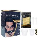 Anself Nose Hair Removal Wax Kit - Effective Nose Wax Set with Application Pens & Moustache Stickers for Smooth Hair Removal - Buy Online on GoSupps.com