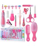 RoseFlower 20-in-1 Baby Healthcare & Grooming Kit - Nursery Care Set for Newborns, Infants, Boys, Girls - Toothbrush, Nail Clipper, Nose Cleaner, Nasal Aspirator Included - Buy Online on GoSupps.com