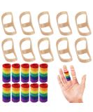20pcs Oval Finger Splints Kit - Support Brace for Trigger Finger - 10 Sizes - Thumb, Middle, Ring, Index, Pinky - Includes Soft Sleeves - Assorted Colors - Buy Online on GoSupps.com