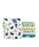Bambino Mio Miosolo Classic Reusable Nappies Set Mix 2 - Eco-Friendly Cloth Diapers - Buy Online on GoSupps.com