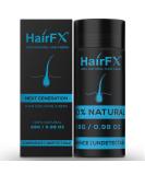 HairFX Dark Brown Hair Fibers 28g Bottle - Natural & Undetectable Hair Thickener for Women & Men - Instantly Conceals Thinning Hair - Buy Online on GoSupps.com