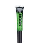 Moon Glow Neon UV Hair Colour Streaks in Green - Temporary Wash Out Hair Mascara with Bright Neon Glow for UV Lighting - Buy Online on GoSupps.com