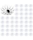 100 Pcs Popping Eyelashes Blossom Cup - Quick Blooming Eyelash Extensions Tool for Efficient Application - Buy Online on GoSupps.com