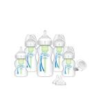 Dr. Brown's Options+ Wide-Neck Anti-Colic Baby Bottle Feeding Set with Travel Caps - Newborn Feeding Kit - Buy Online on GoSupps.com