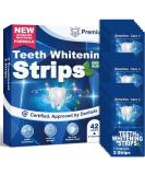 Tooth whitening whitening strips white stripes teeth: 42 bleaching teeth stripes - 21 Whitening sessions vinmal tooth white stripes for white teeth at home non sensitive formula with mint flavor Azurblau -236x - Buy Online on GoSupps.com