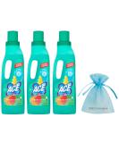 Ace for Colours Remove stains Hygienic Cleaning 1L Fresh Perfume 3Pack + Gift For you Organza small bag - Buy Online on GoSupps.com