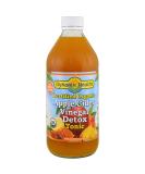 Dynamic Health Certified Organic Apple Cider Vinegar Detox Tonic 16 fl oz - Natural Wellness Support - Buy Online on GoSupps.com