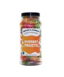 Sherbet Fruits (420g) Original Fizzy Fruit Sherbet Boiled Sweets in a Jar By Bentley & Ackerman's Sweet Shop. (Vegetarian) - Buy Online on GoSupps.com