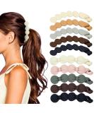 10 Pcs Matte Banana Hair Clips for Women - Strong Hold Ponytail Bun Holder and French Barrettes Styling Accessories - Buy Online on GoSupps.com