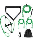 Affordura 4-Section Wakeboard Rope & Handle Set - 75 Feet Tow Rope for Watersports | Includes Storage Bag | Green - Buy Online on GoSupps.com