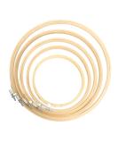 Similane Bamboo Embroidery Hoops - 5 to 10 inch Cross Stitch Hoop Rings (5 pcs) - Buy Online on GoSupps.com