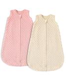 Looxii 1.5TOG Cotton Baby Sleeping Bag | Soft Newborn Sleepsack for Boys and Girls | 18-24 Months | Pink & Apricot - Buy Online on GoSupps.com