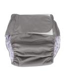 Reusable Adult Pocket Nappy - Gray Incontinence Diaper for Elderly Care - Buy Online on GoSupps.com