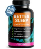 Melatonin Sucking Tablets 120x - Delicious Raspberry Flavor - Vegan Sleep Support with Magnesium L-Theanine & Glycine - Sugar-Free & Long-Lasting Stock - Better Sleep 144g - Buy Online on GoSupps.com