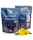 CHICORAYA Instant Chicory Coffee - Decaf & Diet Keto Vegan Blend - Caffeine-Free Substitute - Roasted Dandelion Root Powder - 14.1 oz - Buy Online on GoSupps.com