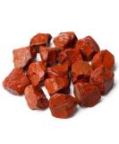 XIANNVXI Red Jasper Crystals 0.45lb - Natural Rough Stones for Reiki Healing and Tumbling - Bulk Gemstones for Cabbing and Fountain Rocks - Buy Online on GoSupps.com