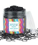 EAONE 1500Pcs Black Hair Bands - Small Hair Ties for Girls & Women, Elastic Rubber Bands in Box - Buy Online on GoSupps.com