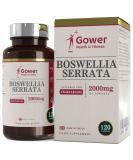 Boswellia Serrata 2000mg Capsules | High Strength 5:1 Extract | 240 Vegan Capsules | Non-GMO & Gluten Free | Made in the UK - Buy Online on GoSupps.com