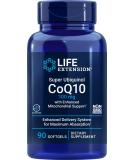 Buy Life Extension COQ10 Super Ubiquinol 100mg - Enhanced Mitochondrial Support | 90 Softgels - International Shipping Available - Buy Online on GoSupps.com