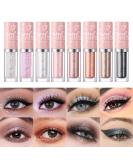 EVpct Liquid Glitter Eyeshadow and Eyeliner Set - 8 Colors Shimmer Metallic Makeup Kit Waterproof with Glitter Sparkle - Ideal for Eye Makeup Looks - 03 - Buy Online on GoSupps.com