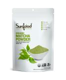 Sunfood Organic Matcha Powder 4 oz | Premium Superfood for Energy & Wellness - Buy Online on GoSupps.com