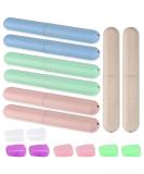 8-Pack Portable Toothbrush Cases - Travel Toothbrush Covers with Ventilation | Family & Business Essentials - Buy Online on GoSupps.com