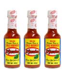 El Yucateco Habanero Red 120ml (Pack 3) / Red Habanero Pepper Hot Sauce Spicy Mexican Salsa Sauce - Buy Online on GoSupps.com