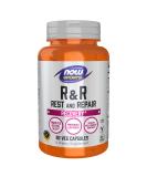 NOW Foods R&R Rest and Repair - Vegan Sports Nutrition for Recovery Sleep & Lean Mass | 90 Veg Capsules - Buy Online on GoSupps.com