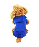 Lifewheel Dog Jacket & Sweater - Warm Winter Coat for Small Dogs & Cats | Hooded Blue Pet Costume (Size M) - Buy Online on GoSupps.com
