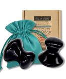 Shop THIS HIPPIE GIRL Gua Sha Mushroom Set - Obsidian Stone Facial Toning & Jaw Sculpting Tools for Radiant Skin | International Shipping Available - Buy Online on GoSupps.com